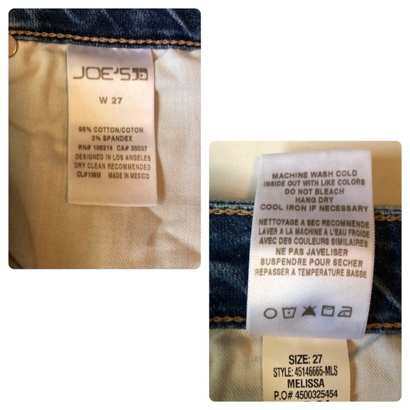 JOE’S JEANS, MELISSA BUTTON FLY DISTRESSED DENIM MINI SKIRT/PREOWNED - Picture 8 of 14